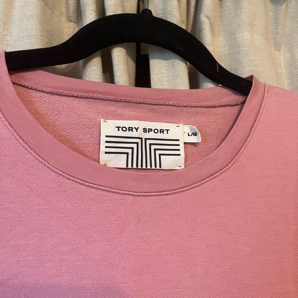 Tory Burch (Tory Sport) Pink Crewneck - Picture 1 of 3